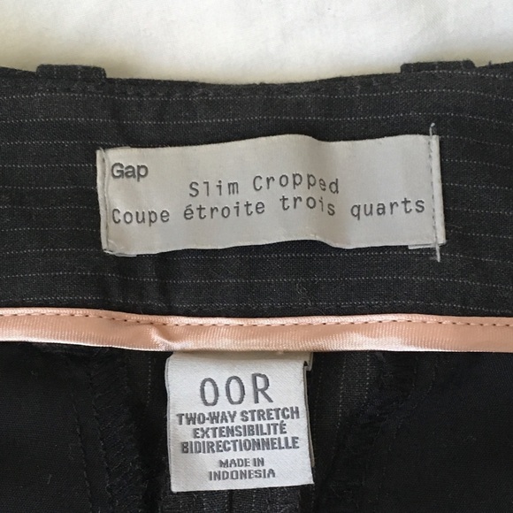 VGUC Gap Slim Fit Crop Pants - Picture 2 of 2